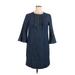 Draper James Casual Dress: Blue Dresses - Women's Size 16