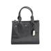 Coach Leather Satchel: Black Bags