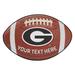 Georgia Bulldogs 22'' x 35'' Personalized Football Mat