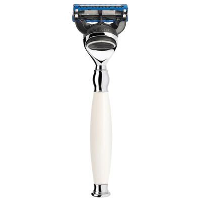 Mühle SOPHIST 5-Klingen Rasierer Fusion® Griff Porzellan weiß Herren Image