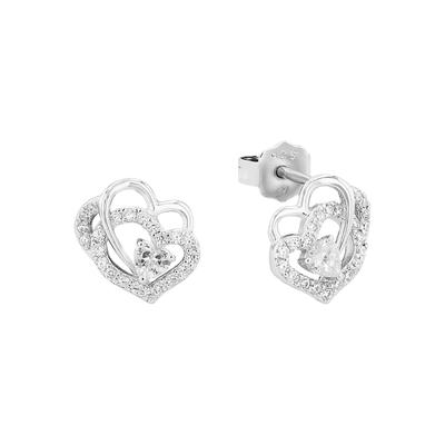 amor Ohrstecker Silber Damen Image