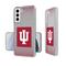 Indiana Hoosiers Linen Logo Galaxy Clear Case