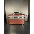 Vintage Samsonite Sentry Ii Train Case Overnight Bag Suitcase Dark Brown Burgundy