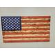 Custom Handcrafted American Flags, Cnc Engraved Flag, Wooden Coin Holder Flag