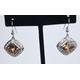 sterling Silver Citrine Cubic Zirconia Dangle Earrings