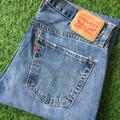 Size 34 Vintage Distressed Levis 559 Jeans W34 L30 Light Wash Relaxed Straight Fit Waist 34