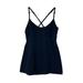 Lululemon Athletica Tops | Lululemon Black Cross Strap Open Back Tank Top Womens 8 Athletic | Color: Black | Size: 8