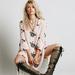 Free People Dresses | Free People Emma Austin Embroidered Dress | Color: Gray/Pink | Size: Xs