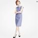 J. Crew Dresses | Jcrew Resume Dress Stretch Linen Blue Indigo Office Meeting Classic Interview | Color: Blue | Size: 4