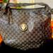 Gucci Bags | Authentic Gucci Gg Crystal Canvas Large Hysteria Hobo (Black/Brown) | Color: Black/Brown | Size: 14 1/2 X X 15 X 6 1/2