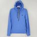 Adidas Sweaters | Adidas Sweater Womens Medium Blue Hoodie Funnel Cowl Neck Pullover Hooded Casual | Color: Blue | Size: M