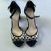 Jessica Simpson Shoes | Jessica Simpson Polka Dot Black Wedge Heel | Color: Black | Size: 9