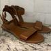 Madewell Shoes | Madewell Boardwalk Ankle Sandals Leather H5717 | Color: Brown | Size: 8