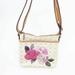Giani Bernini Bags | Giani Bernini Womens Crossbody Bag Ivory Pink Floral Adjustable Strap Nwot | Color: Cream/Pink | Size: Os