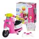 BABY born City RC Glam-Scooter, ferngesteuerter Roller für Puppen mit Lichtfunktion, 830192 Zapf Creation