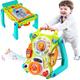 iPlay, iLearn Baby Sit to Stand Walkers Toys, Kids Activity Center, Toddlers Musical Fun Table, Lights 'n Sounds, Learning, Birthday Gift for 6, 9, 12, 18 Month, 1, 2 Year Olds, Infants, Boys, Girls