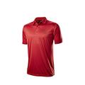 Wilson Staff Herren Golf-Poloshirt, WILSON STAFF STRIPE POLO, Polyester, Rot, Gr. L, WGA700729LG