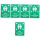 ULTECHNOVO 5pcs Fire Rally Point Sign Emergency Sign for Park Fire Assembly Aluminum Fire Emergency Sign Emergency Safety Sign Wall Fire Warning Sign Board Emblems Metal Label Aluminum Plate