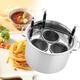 Cooking Pot, Multi-Functional Cooking Pot Commercial Stainless Steel Noodle Cooking,Pasta Cooker Insert Set,Stainless Steel Pasta Cooker Pot,Stainless Steel Pasta Cooker,4Holes (Size : 3Hole