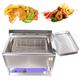 Deep Fat Fryer, Stainless Steel LPG Fryer, Stainless Steel Fat Fryer with Removable Basket, Manual Adjustment Temperature for Commercial (Style3)