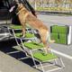 Snagle Paw Extra Wide Dog Stairs Car 71 cm, Foldable Dog Ramp Car Foldable with Artificial Grass Surface, Dog Ramp for Car and SUV, Extra Stable Dog Ramp Car for Trucks, Up to 90 kg