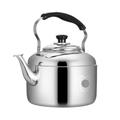 Stove Top Kettle Tea Kettle Stovetop Teakettle Stainless Steel Kettle Farmhouse Kettle Stove Top Kettle Stainless Steel Water Jug Teapot Whistling Tea Kettle (Color : Silver, Size : 6L)