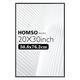 Homso 20x30 Poster Frame in Black- 20 x 30 Picture Frame Metal Aluminum 20 x 30 Frame Thin Border 20x30 Picture Frames with Shatter-Resistan Acrylic for Horizontal or Vertical Wall Display