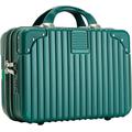 Business Travel Luggage Makeup Travel Case Hard Shell Vanity Cases Portable ABS Cosmetic Case Hand Luggage Case for Women Light Suitcase (Color : D, Size : 14inch)