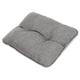 Beautissu Outdoor Lounge Cushion 60x40cm - Comfortable Back Cushion 12cm thick Cushion Seat Cover Dirt & Water Repellent Garden Cushion Garden Furniture Rattan Lounge Cover Light Grey - BeauFlair