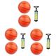 UPKOCH 9 Pcs Basketball Inflatable Outdoor Playset Basket Ball Outdoor Toys Basketball Boy Basketball Toy Kid Toy Basketball Kid Basketball Toy Sports Toy Set Child