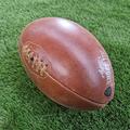 ALL SPORT VINTAGE - Customisable T5 Rugby Ball - Brown - No Base - French Brand.