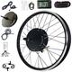 Bicycle Motor Conversion Kit Kit-Electric Bike Kit, 48V 1000W Rear Hub Motor Electric Bike Conversion Kit With Lcd Meter Controller, Ebike Kit For Mountain Road Commuter Bicycle,29"