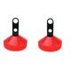 POPETPOP 52 Pcs Football Training Disc Cone Dolls House Guitars Basketball Training Cones Agility Training Sport Cone Marker Cones Soccer Disc Cones Indoor Soccer Red Obstacle Child CD