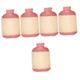 minkissy 5pcs Water Filling Warm Water Bag Thick Hot Water Bottle Household Hot Water Bottle Portable Hot Water Bag Comfortable Hot Water Bag Cold Thicken Cotton Wool Pink Outdoor Product