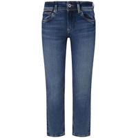 Slim-fit-Jeans PEPE JEANS Jeans SLIM LW Gr. 27, N-Gr, blau (blue medium) Damen Jeans Röhrenjeans