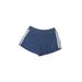 Adidas Athletic Shorts: Blue Color Block Activewear - Women's Size Small