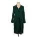 Just Fab Casual Dress - Popover: Green Dresses - Women's Size 1X