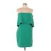 Likely Casual Dress - Popover: Green Dresses - Women's Size 10