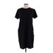 Banana Republic Casual Dress - Shift: Black Solid Dresses - Women's Size Small