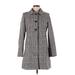 Tommy Hilfiger Wool Coat: Gray Jackets & Outerwear - Women's Size 6