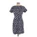 Old Navy Casual Dress: Blue Print Dresses - Women's Size Medium