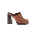 Aqua Mule/Clog: Brown Shoes - Women's Size 8 1/2