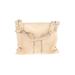 Perlina Leather Shoulder Bag: Ivory Bags