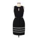CATHERINE Catherine Malandrino Casual Dress: Black Dresses - Women's Size 6