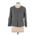 Sandro Jacket: Gray Houndstooth Jackets & Outerwear - Women's Size Large