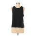 Active by Old Navy Active Tank Top: Black Activewear - Women's Size Large