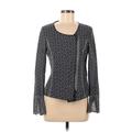 Wrap Blazer Jacket: Short Gray Jackets & Outerwear - Women's Size 8