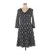 Lane Bryant Casual Dress: Black Dresses - Women's Size 14 Plus