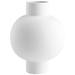 Cyan Design Libra White Ceramic Table Vase Ceramic in Blue/White | 14.5 H x 11.5 W x 11.5 D in | Wayfair 10917