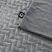 Cozy Tyme Enia Weighted Blanket w/ Quilted Cover For Bedroom Cotton in Gray | 60 W in | Wayfair B17220-20GRQ-WR